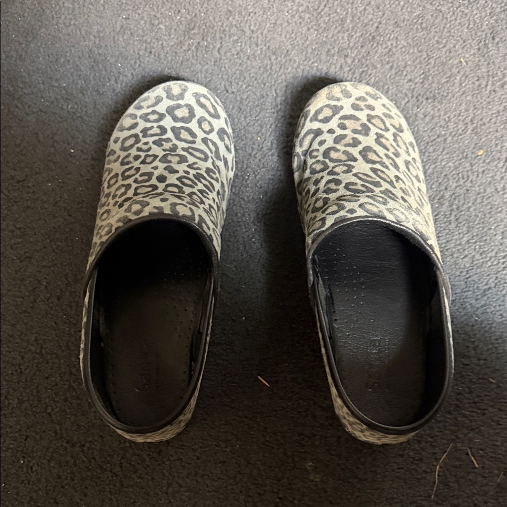 Sanita Leopard Print Mules